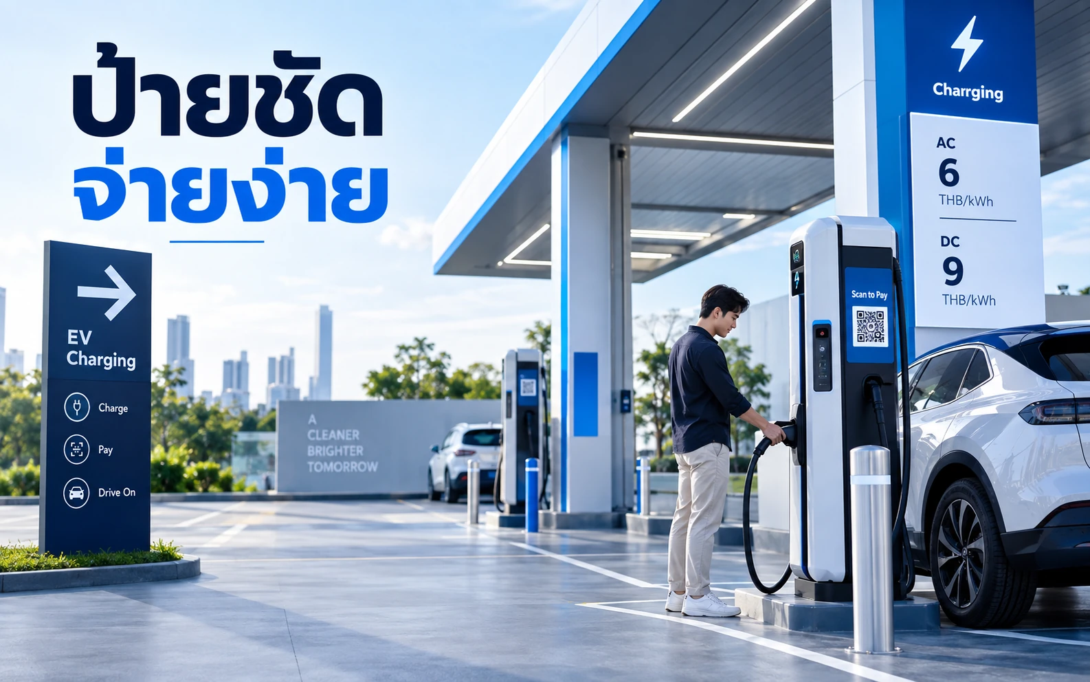 ประสบการณ์ลูกค้าสถานีชาร์จ EV เริ่มตั้งแต่ป้ายแรก
