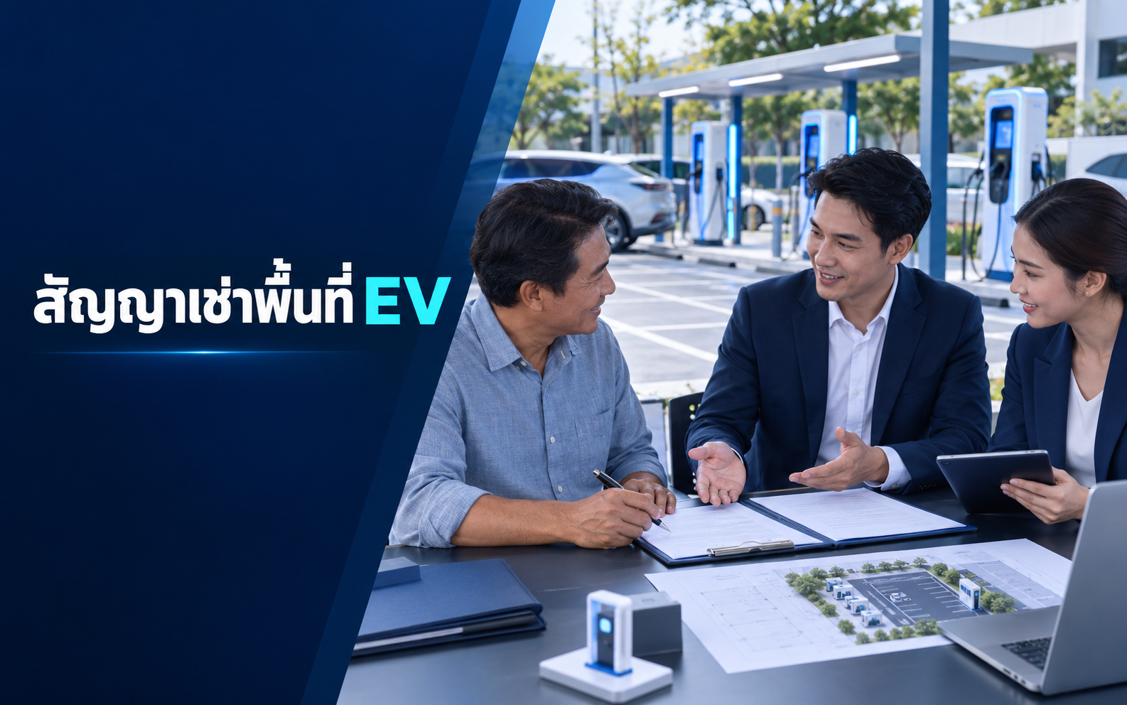 สัญญาเช่าพื้นที่ EV สำหรับสถานีชาร์จควรระวังอะไร
