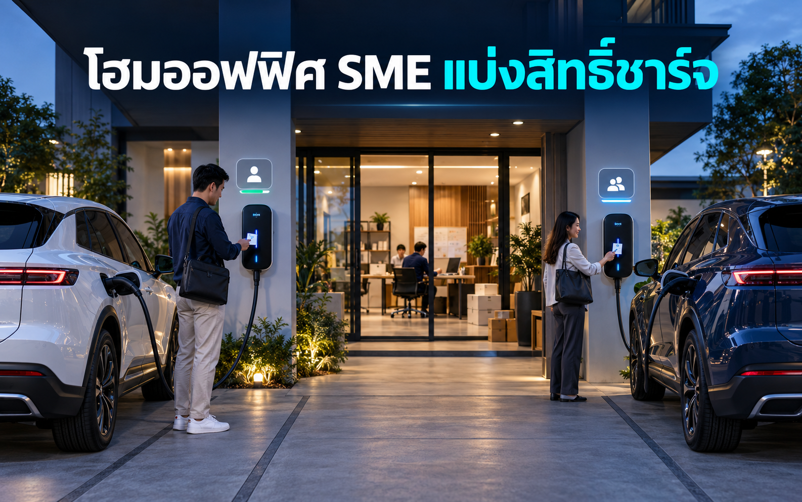 EV Charger โฮมออฟฟิศ SME แบ่งสิทธิ์ใช้งานอย่างไร