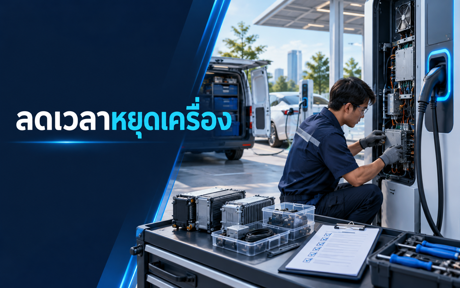 EV Charger หยุดให้บริการ ลดเวลาซ่อมอย่างไร