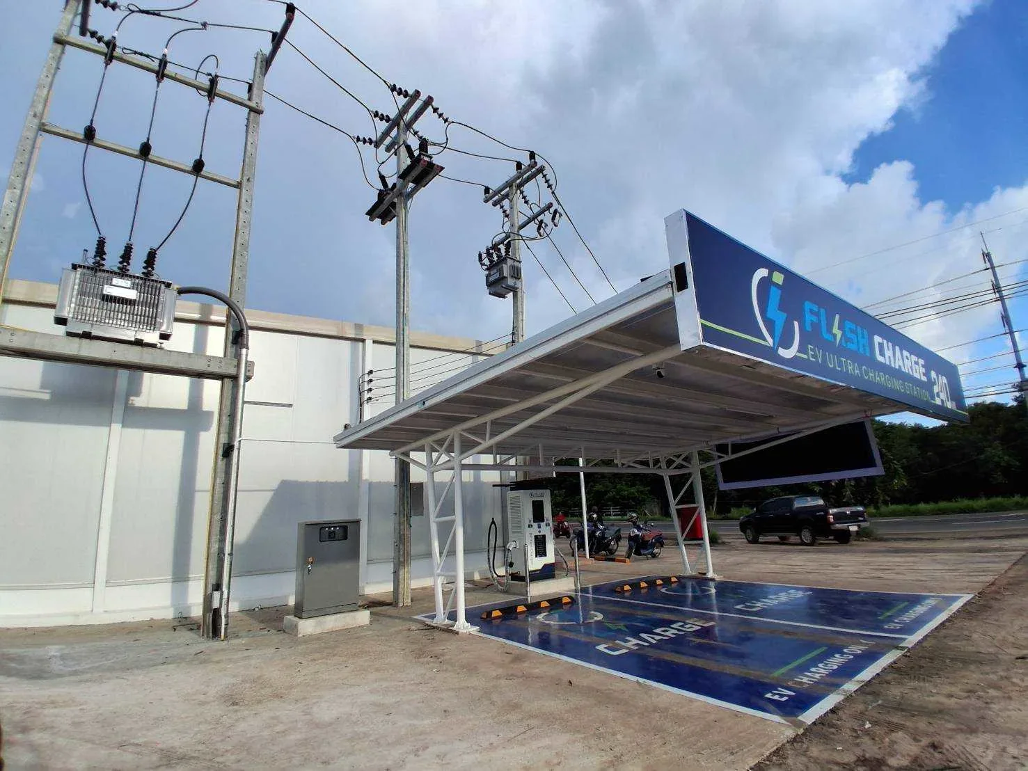 รูปสถานี Flash Charge สาขา 7-11 บุ่งมะแลง Flash Charge